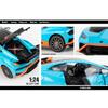 1/24 Lamborghini HURACAN STO Alloy Sports Car Model Diecast Metal Toy Racing Car Model High Simulation Collection Sound and Light Kids Gifts