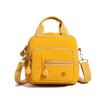 Zainetto Mini in Nylon Leggero con Tasche Multi Zip Manico Superiore Tracolla Zainetto Piccolo Casual per Uso Quotidiano