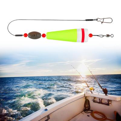 Fishing Floats And Bobbers Fishing Popping Corks Float Bobber Rig Weighted Fishing Float Buoys for Freshwater Enduring