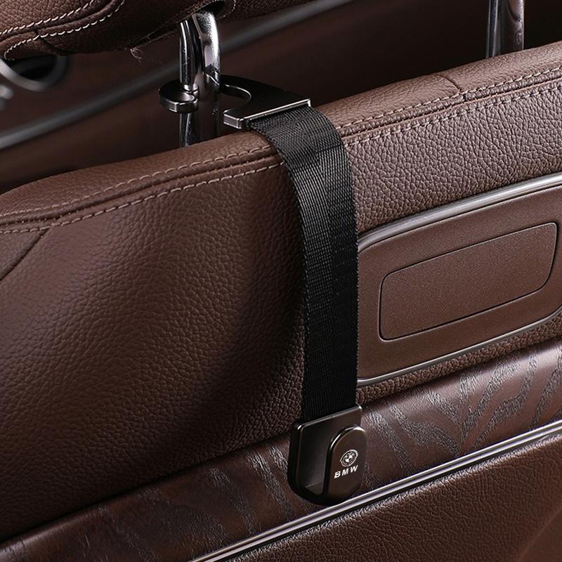 Durable Nylon Car Hooks For Car Rear Seat Back Hanger For BMW 50th Anniversary Series X1 X3 X4 X5 X6 X7 F10 F20 F30 G20 G30 F15