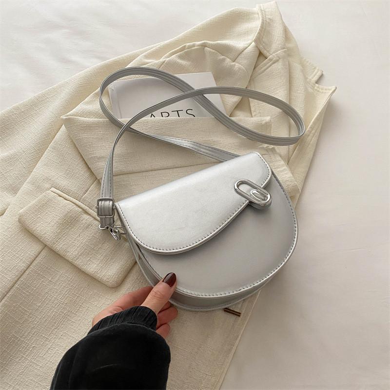 Trendy Fashionable Saddle Bag For Women Versatile Casual Crossbody Handbag Essential