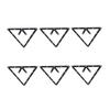 6Pcs Billiard Positioning Paper Secure Fit Billiard Triangle Positioning Sticker for Chinese Black 8 Ball Positioning