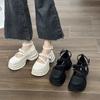 Woman Pumps Shoes for Women Gothic Japanese Style Lolita Mary Jane Platform Round Toe with Medium Heels Korean Chic Point Y2k