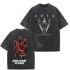 The Weeknd After Hours Til Dawn Tour 2026 Merch Vintage Washed T Shirt Men Women Vintage Fashion Shortsleeved Hiphop Tshirts