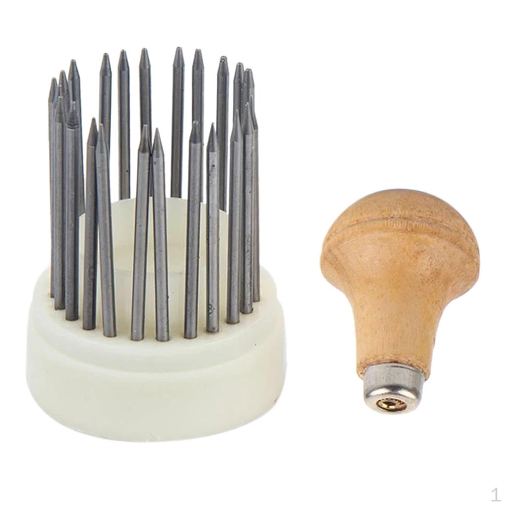 

23 шт. Ювелирные изделия ручной работы с иглой и ручкой, использованные в тысяче золота и серебре