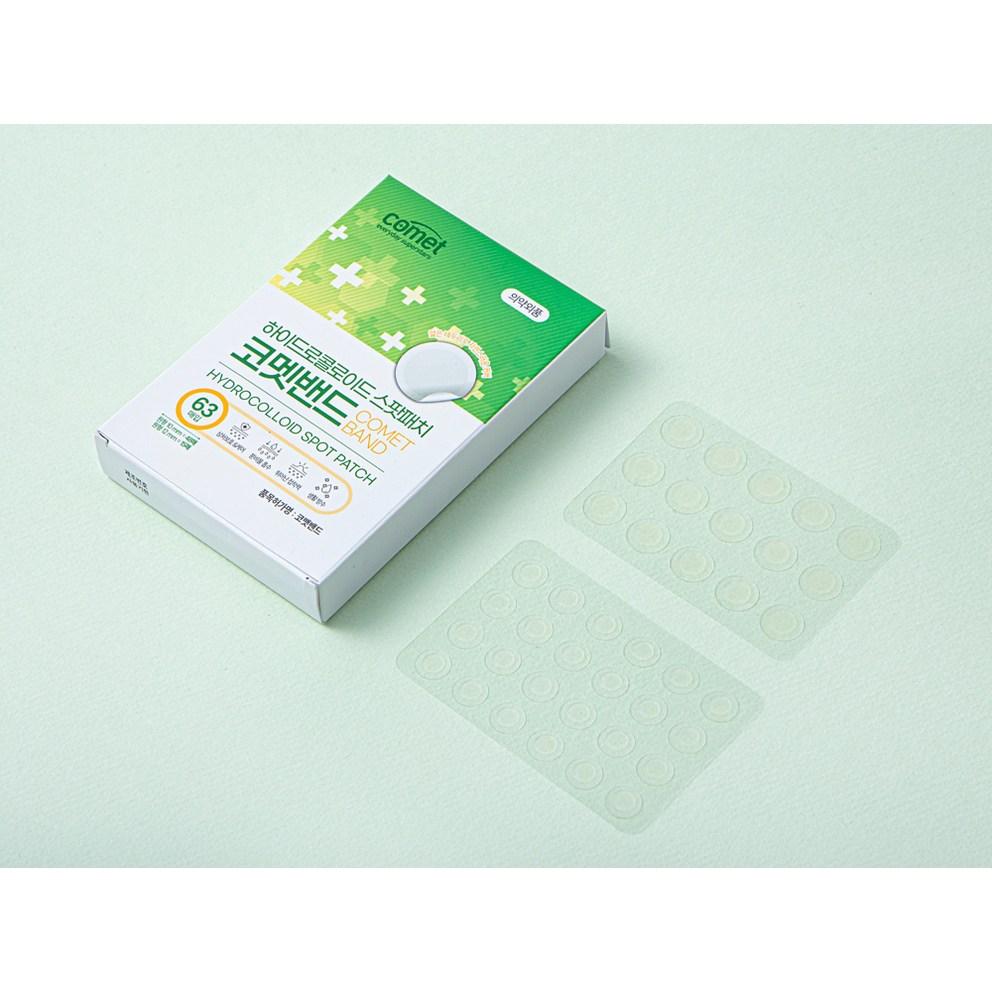 Comet Hydrocolloid Spot Patch Mixed Type, 63 Patches