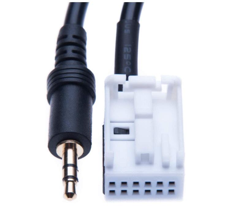 Aux Audio Cable for Volkswagen RCD510/RCD310/RCD300, Golf 6, Sagitar, Skoda Octavia