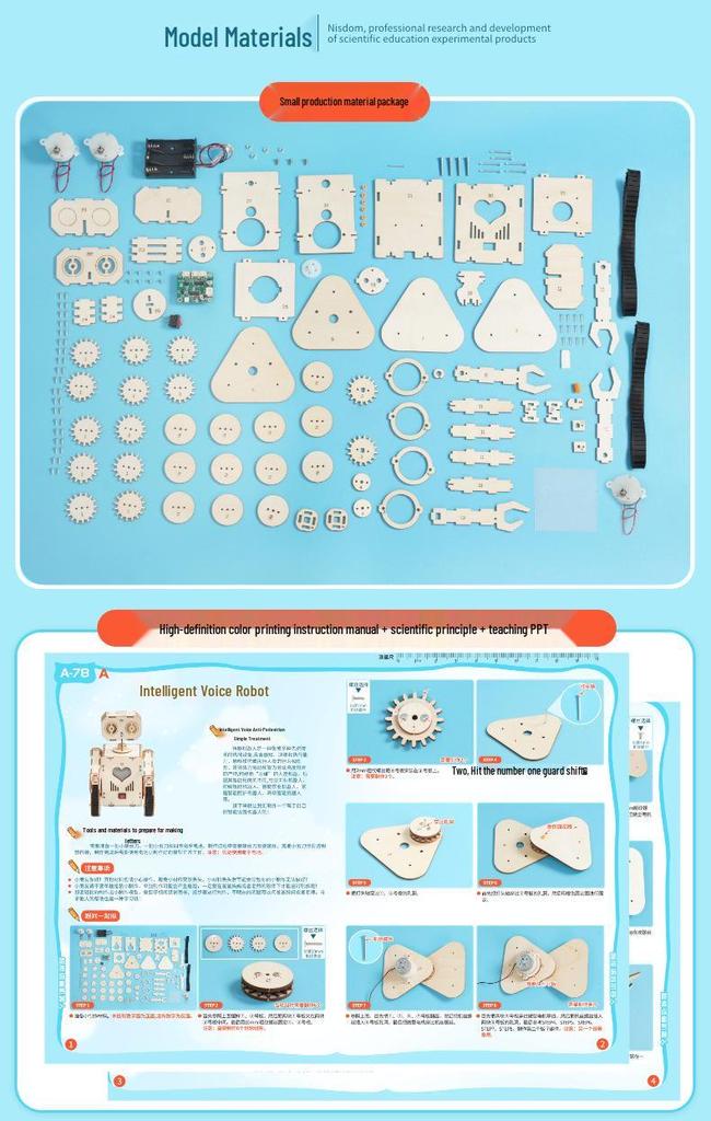 Smart Voice Robot STEM Education Kit for Primary & Secondary Students