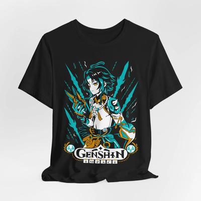 Genshin Impact Unisex T-shirt, Anime Fan Shirt, Casual Gaming Kleding, Geek [...]
