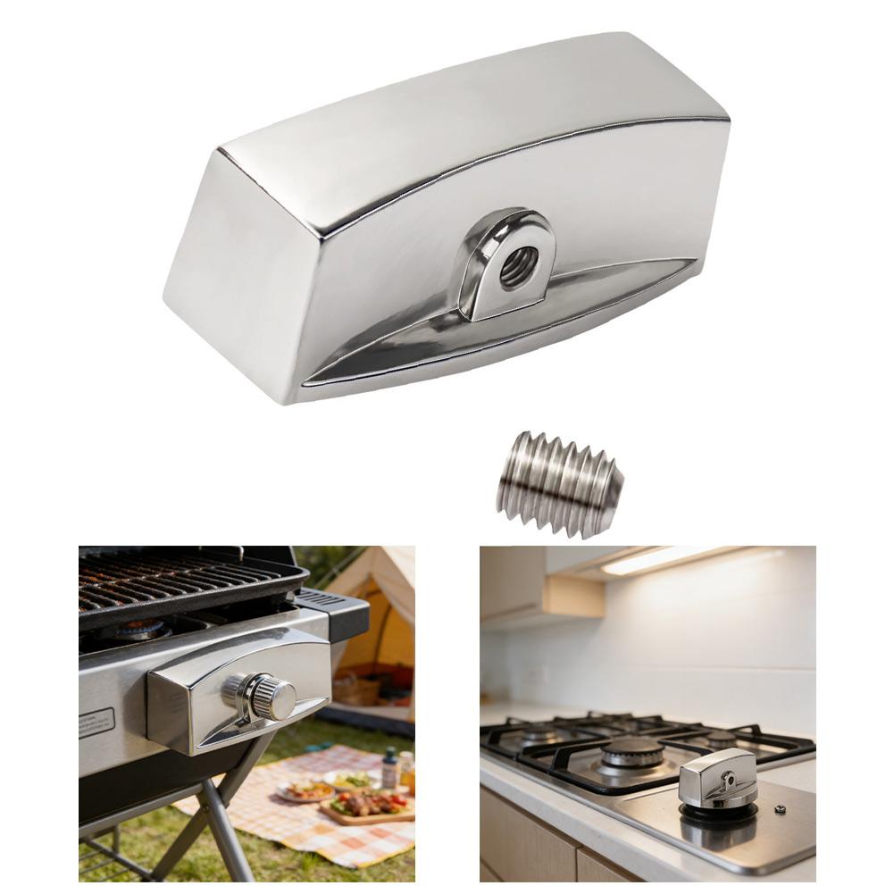 

Chrome Knob for Gas Stove Control Valves Engineered for D-Shape Stem Applications on Rugam Jade Cecil Montague Equipment China Mainland