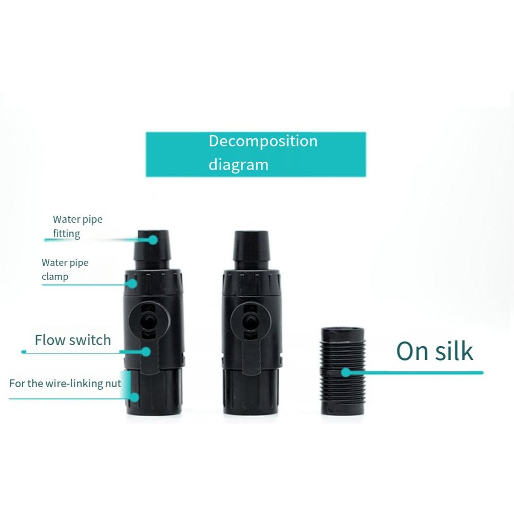 1pcs Aquarium Filter Quick Disconnect Connector Hose Breakaway Connector Flow Valve