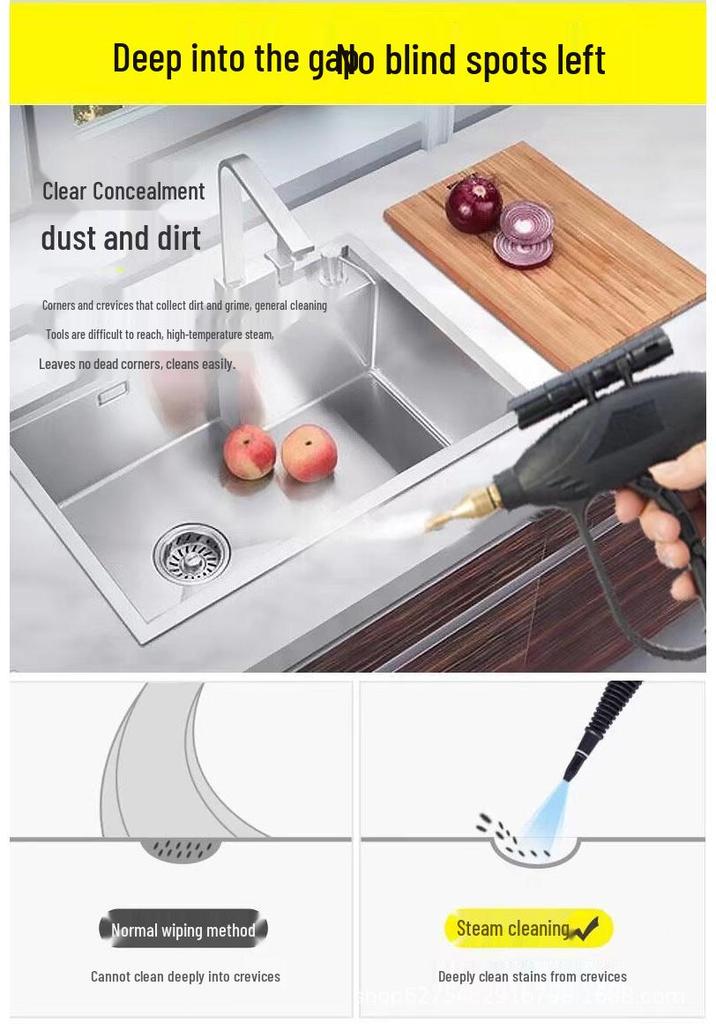 High-Pressure Steam Cleaner for Air Conditioners & Range Hoods, 110V US/220V UK Standard