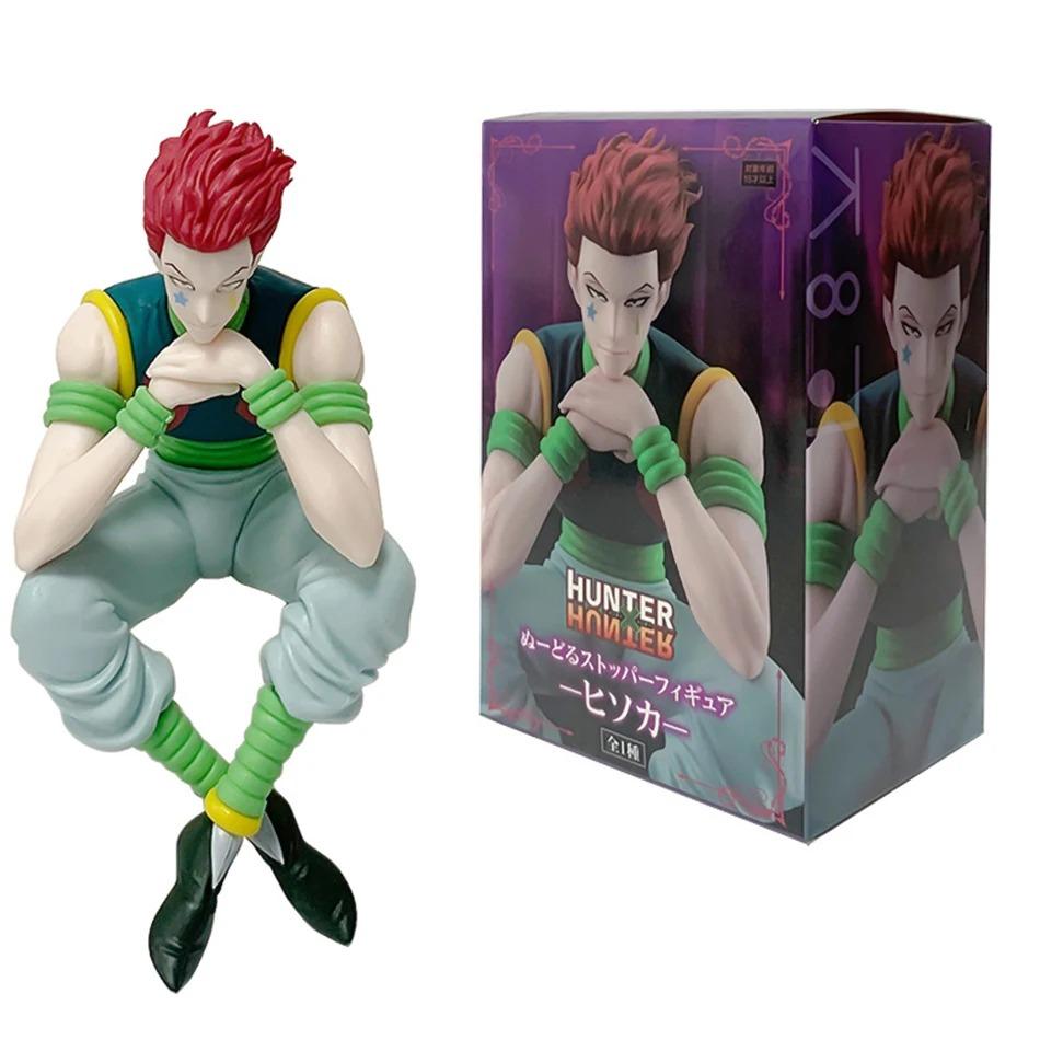 14Cm Hunter×Hunter Anime Figurine Kurapika Action Figurine Chrollo Illumi Hisoka Figurine Collection Noodle Stopper Model Toys Room