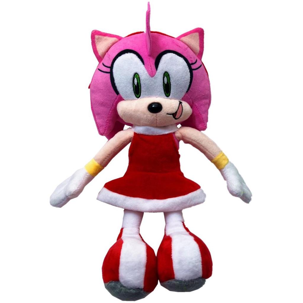Hedgehog Sonic Plush Toy Backpack - Super Sonic & Tails Doll Set
