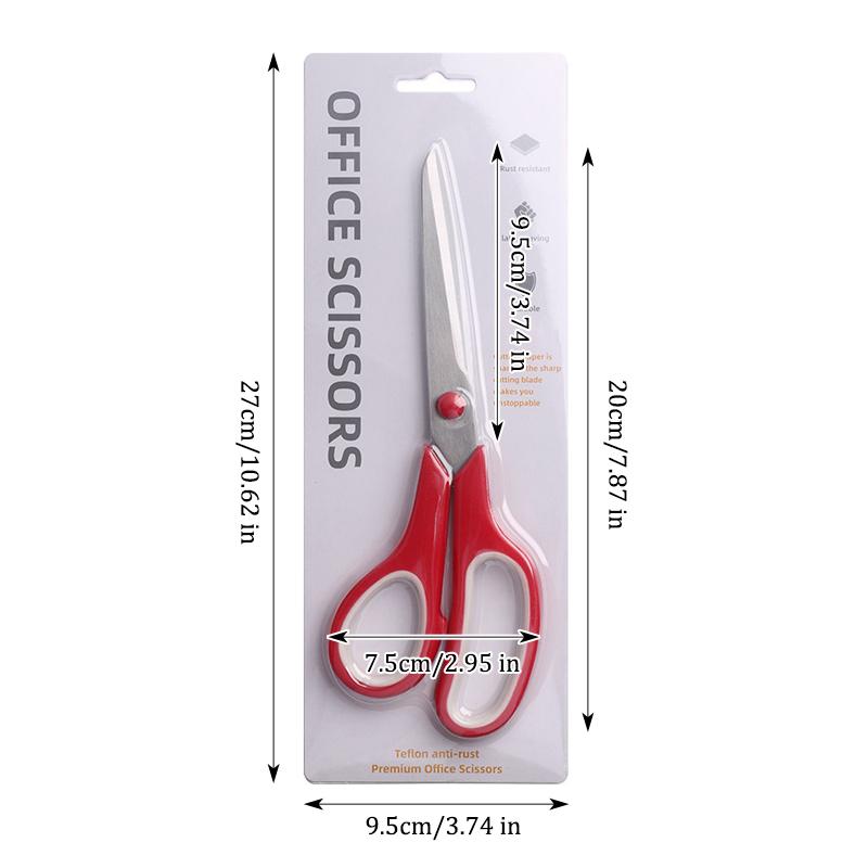 6color Office Scissors,Stainless Steel Scissors Anti Rust,Handmade Paper Cut Diy Domestic Office Student Use,ZS-18