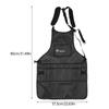 PENGGONG Oxford Fabric Waterproof Bib Kitchen Apron with Pockets Adjustable Neck Strap Unisex BBQ