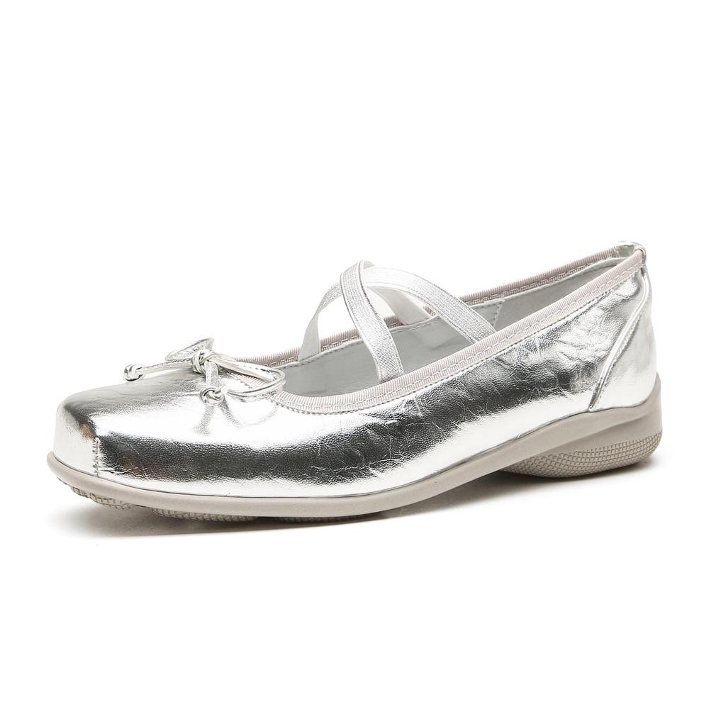 French square head versatile shallow mouth ballet single shoes spring and summer new women's shoes flat bottom not tired feet single shoes