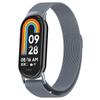 Suitable for Mi-Band 8 Smartwatch Adjustable-Band Strap Stainless Steel Wristband Bracelet Wear-resistance Milanese-Loop