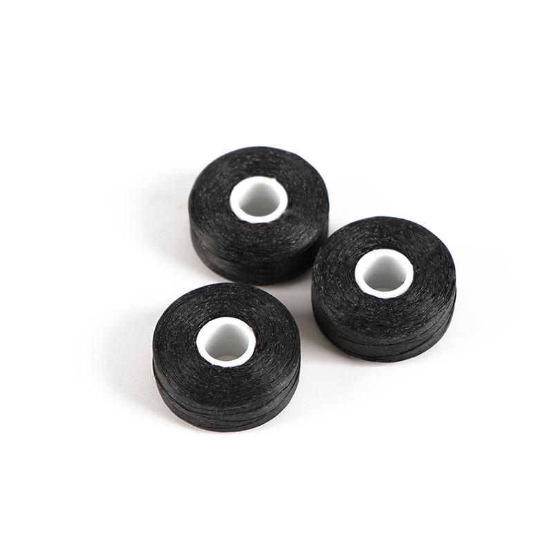 Dental Flosser Black Water-Expandable Built-In Spool Wax Mint Flavored Replacement Flat Wire Floss 50M/Roll