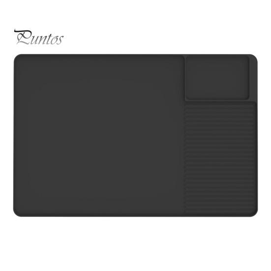 

Силіконовий кавовий килимок 24 x16 Захист від розливання Кавовий барний килимок Термостійка підкладка для сушіння посуду Зниження шуму Амортизація Аксесуари для кавового бару чорний