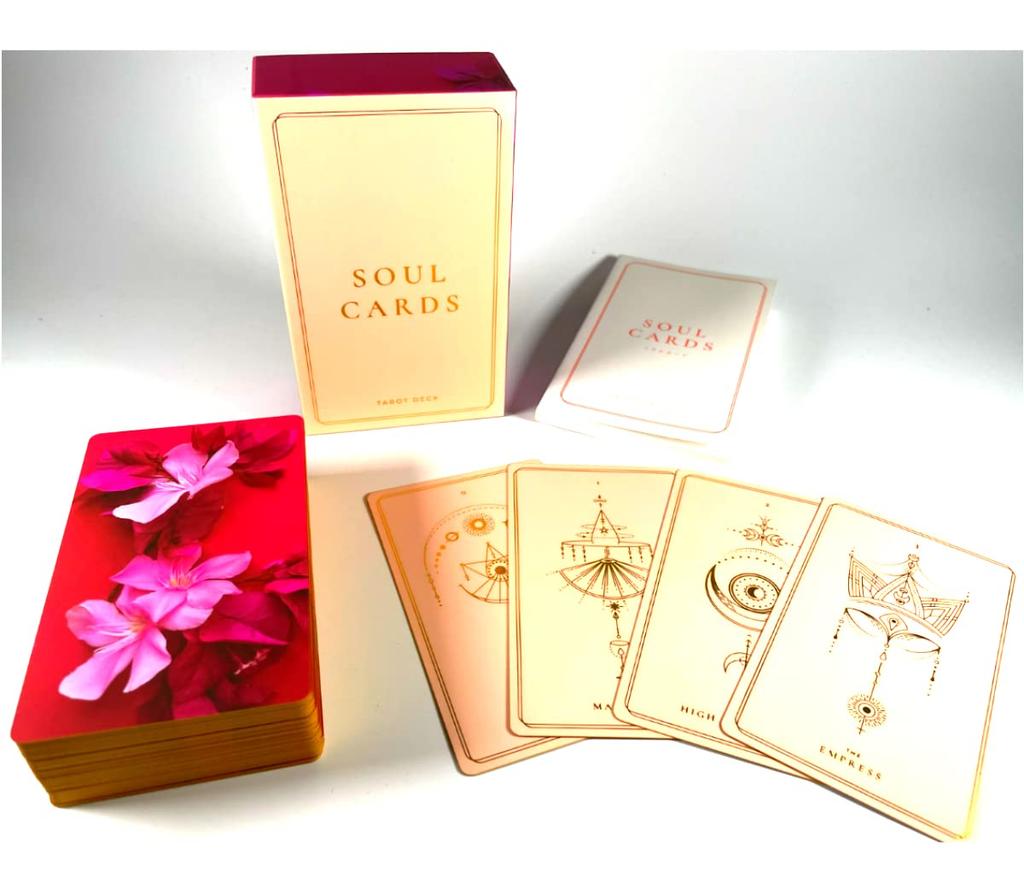 Soul Cards Blush Pink Tarot Waite 78 Tarot with Japanese Authentic Product I.I.J Cards, Edition, Cards, Reading, Instructions,