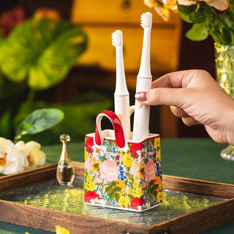 Vase Ceramics Hot Sale Medieval Water Raising Small Vase Retro Pen Holder High Value Ornament Living Room Flower Arrangement
