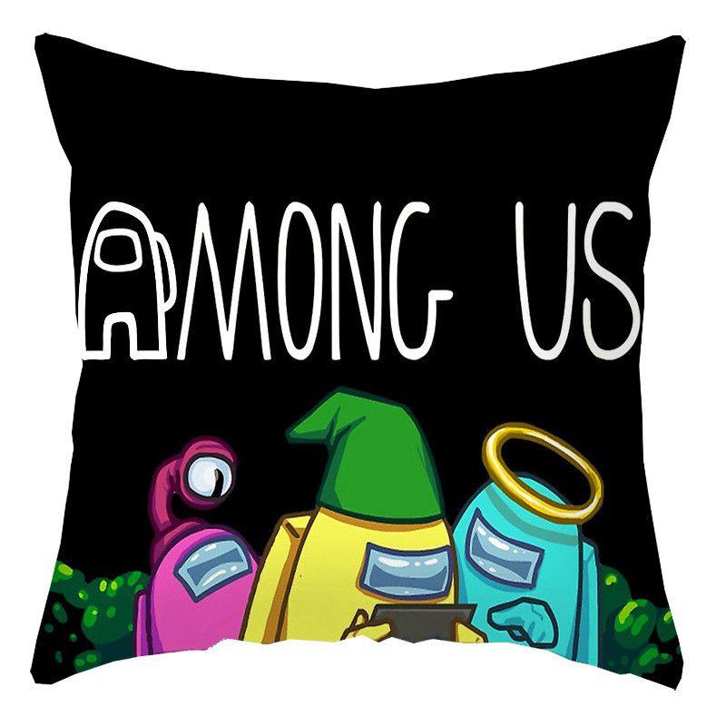 Pillow Game Case Throw Cushion Cover Home Sofa Decor Square Cartoon