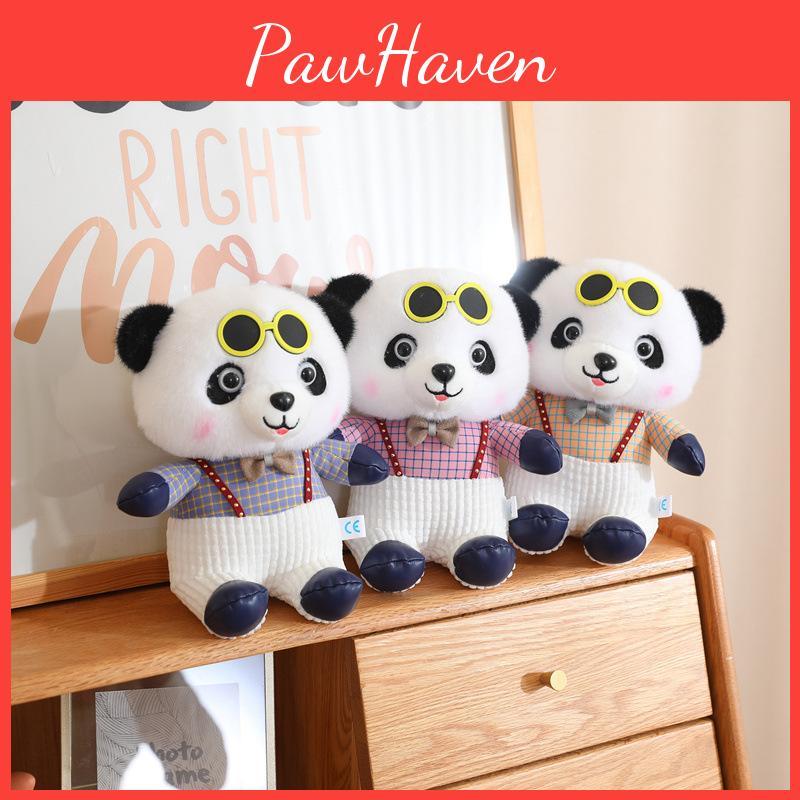 Adorable Panda Plush Toy Cute Panda Doll With Soft Pp Cotton Filling For Kids