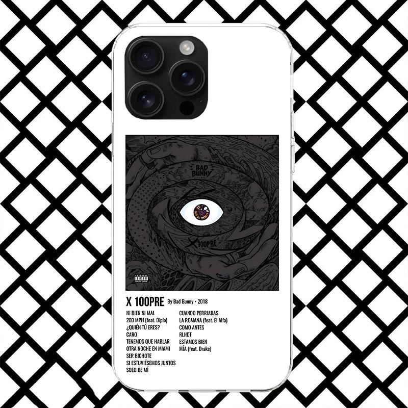 Bad Bunny X100pre Phone Case for iPhone 17 Air 16 16E 15 14 Plus 13 Mini 12 11 Pro Max 7 8 + SE 2020 Soft Cover Fundas 11 Pro Ma