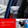 Car Rear View Mirror Wheel Blind Spot Small Round Mirror 360 Degree Adjustable Additional Car Mirrors Auxiliary Auto Mirror