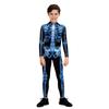 New Halloween Creative Skeleton Digital Printing Children's Performance One-piece Costume