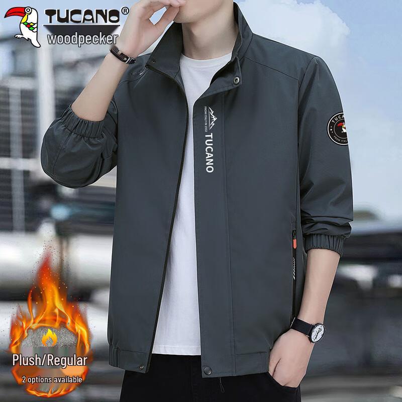 

TUCANO Men s Autumn Winter Stand Collar Casual Jacket XL
