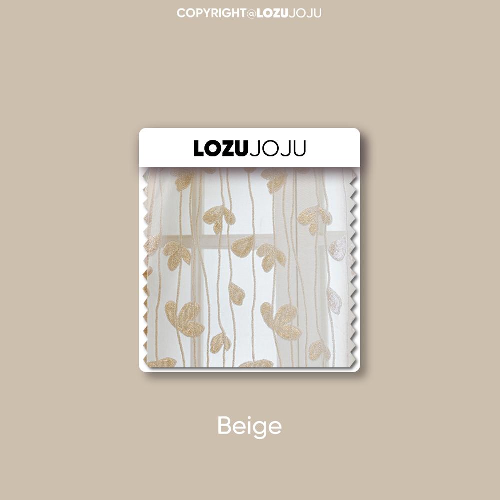 1PC LOZUJOJU Elegant 10-20% Shading Jacquard Soft Tulle Curtain For Living Room Bedroom Home Decoration