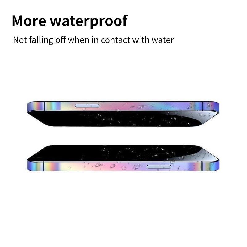 For iPhone 16 Plus 15 14 13 Mini 12 Pro Max Frame Protective Sticker Skin Anti-Scratch Border Lens Protector Film