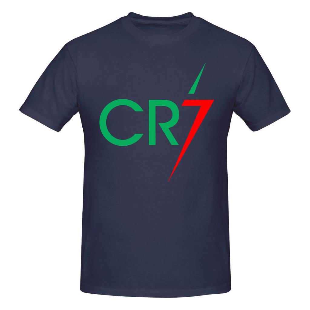 Cr7 Football Insulated Loose Tshirt Retro Vibe Highdefinition Printing Cotton Tee