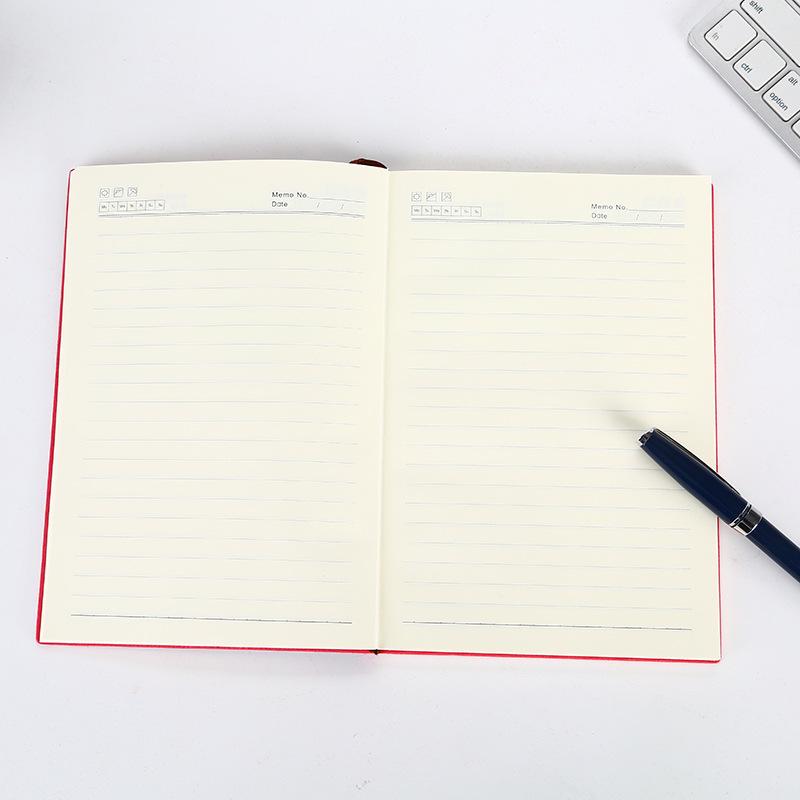 A5 Notizbuch mit Softcover für Büro und Geschäft mit dicken Innenseiten - Erhältlich in acht Farben