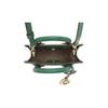 Michael Kors MK Mercer Solid Commuter French Logo Pendant Pebble Leather Accordion Bag Women Handbags Green 35S1GM9T0L-JEWEL-GREEN