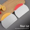Food-Grade Stainless Steel Dough Scraper