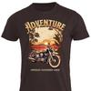 Adventure Sunday Morning Ride Motorcycle T-shirt Motorbike Bike Chopper Tee Cafe Racer Biker Tshirt Biker Dad Grandad Outdooractive Camping
