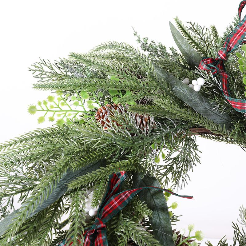 50Cm Christmas Wreath Door Hanging Door Decoration Shopping Mall Window Scene Arrangement Household Christmas Decoration Christmas Decoration