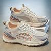 Casual Sport Sneakers for Men Colorblock Breathable Mesh Running Shoes Comfortable Daily Trainers