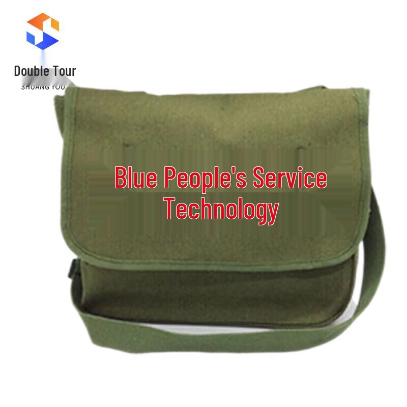 Retro Canvas Shoulder Bag  Serve the People