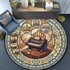 Musical Instruments Symphony Round Area Rug Under Office Chairs Bedroom Living Room Home Decor