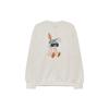 MLB New York Yankees Sweatshirts Unisex Cream Crew Neck Moderate Regular 3AMTQ0131-50CRS