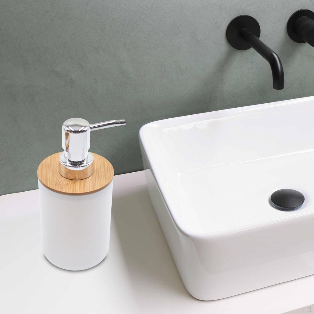 Badezimmerzubehör Spender Glatte Arbeitsplatte Toilettenartikel Weiße Farbe Leicht zu reinigen zum Aufbewahren Ihres