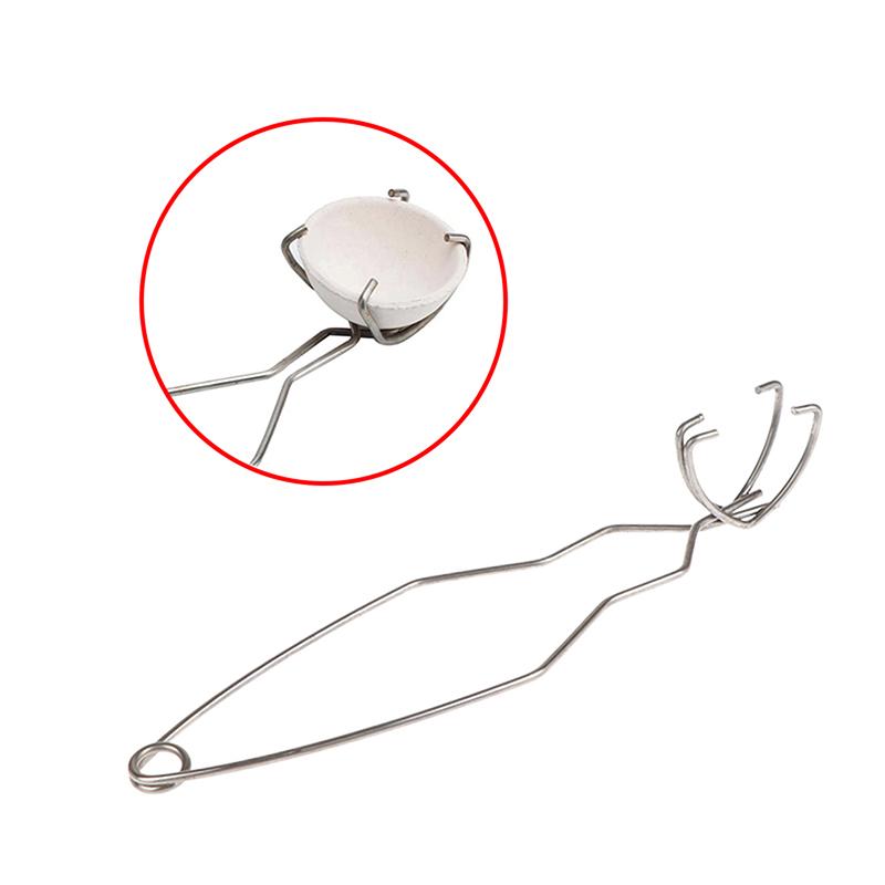25,5CM Edelstahl-Tiegelzange Tiegelklemme Tiegelzange Weißgold-Schale Schmelzofen Zubehör