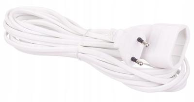 Verlängerungskabel, 1 Steckdose, 3 m, ungeschirmt, weiß, IP20, 230V