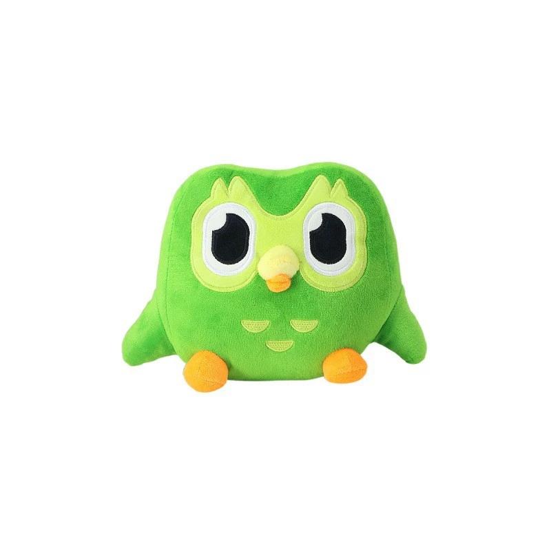 

Lovely Cartoon Green Duolingo Owl Anime Plush Toy Soft Stuffed Animal Plushie Dolls Children Birthday Fans Gift