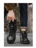 Men's Winter Fleece-Lined Waterproof Non-Slip Martin Boots - Warm, Durable, and Versatile.