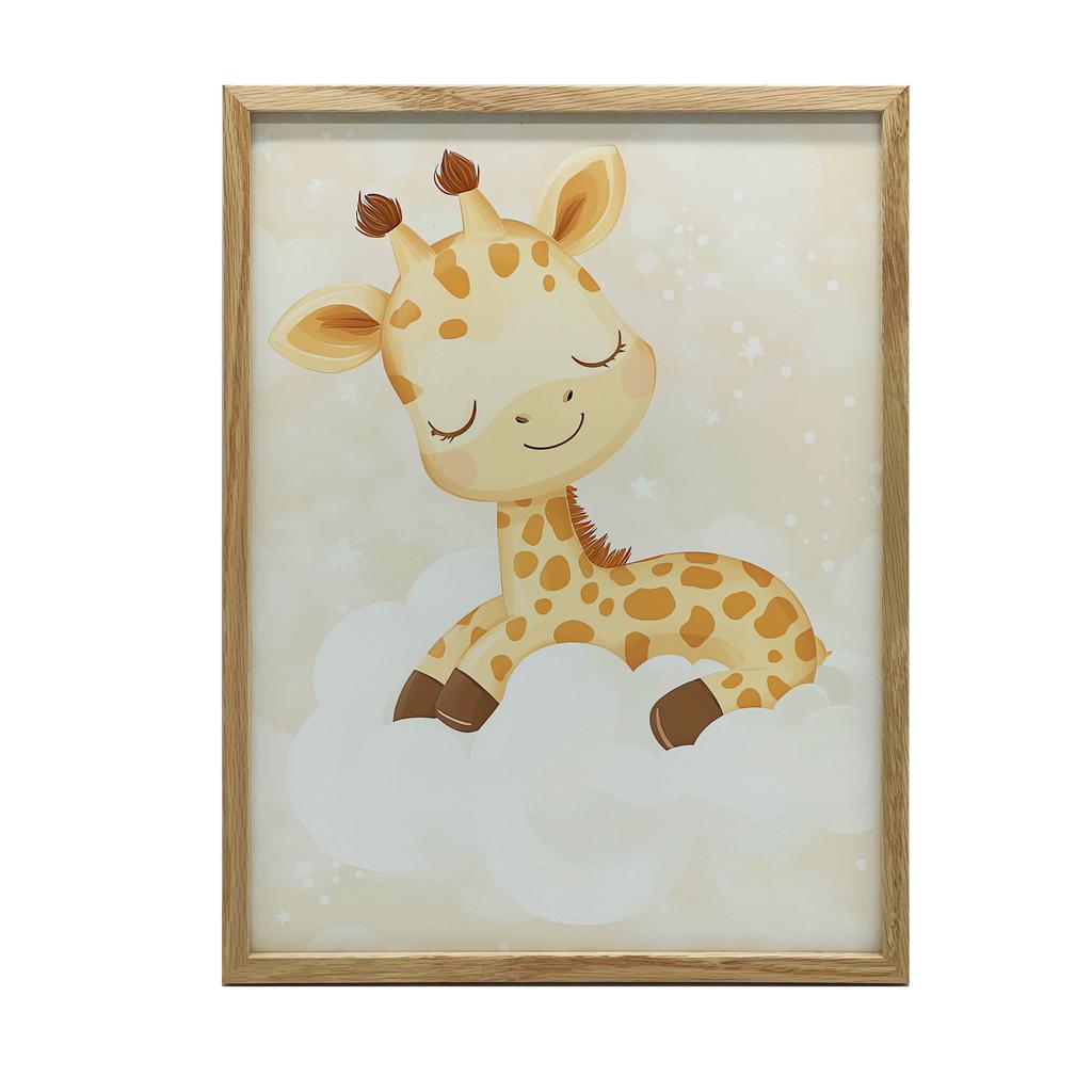 Plakat Sen Żyrafy Plakat Sen Żyrafy, 50X70 Cm, Bez Ramy, Papier Matowy 230 Gsm